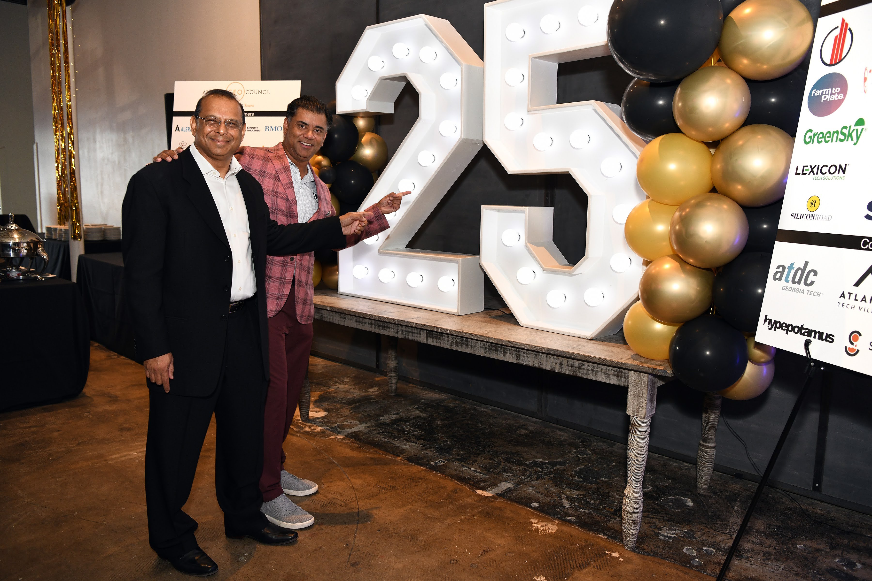 Ashish Bisaria at the Atlanta CEO Council 25th anniversary event