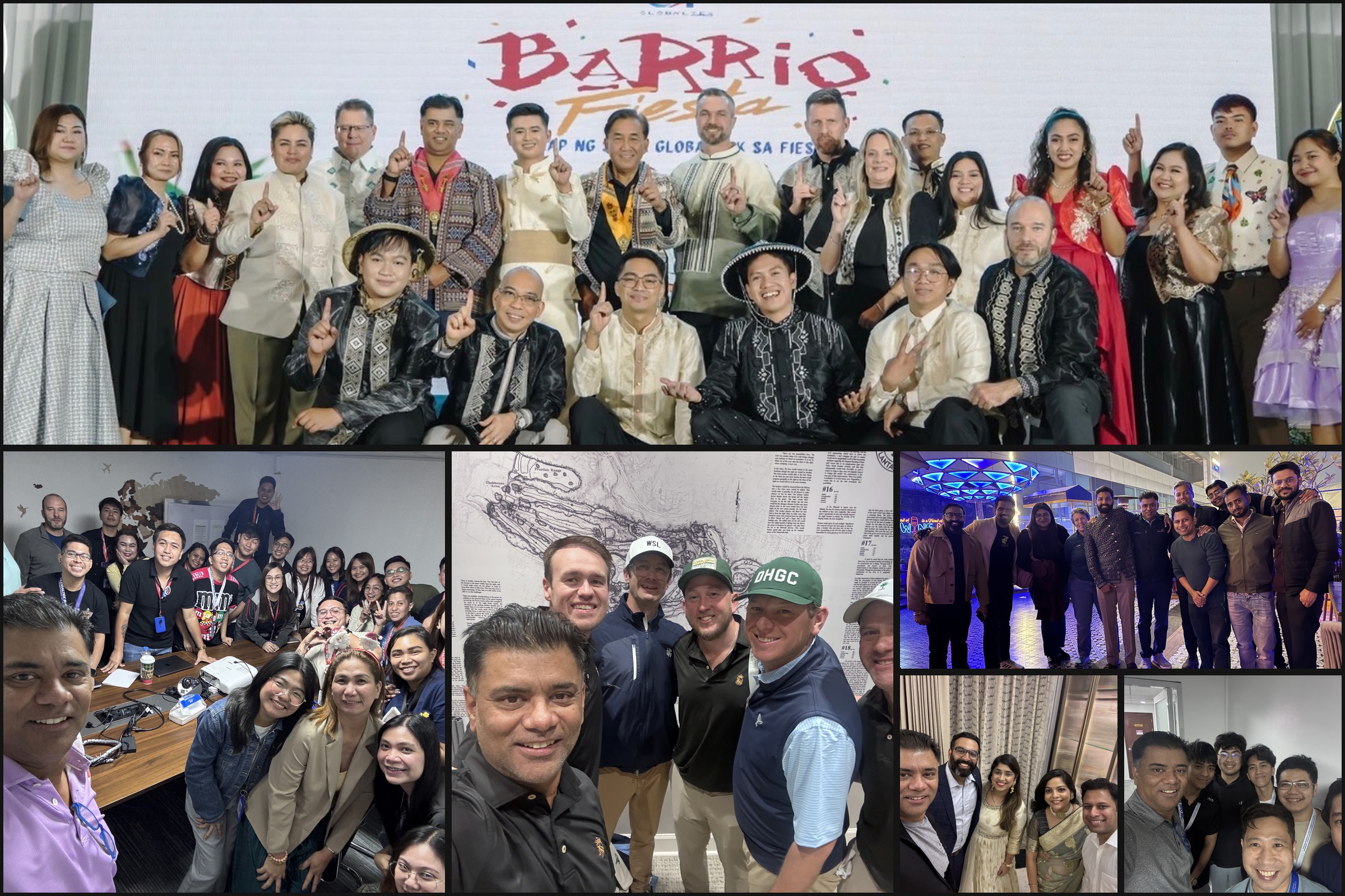 Ashish Bisaria with global teams